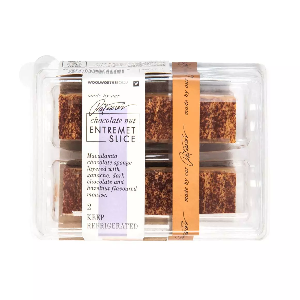 Chocolate Nut Entremet Slice 2pk