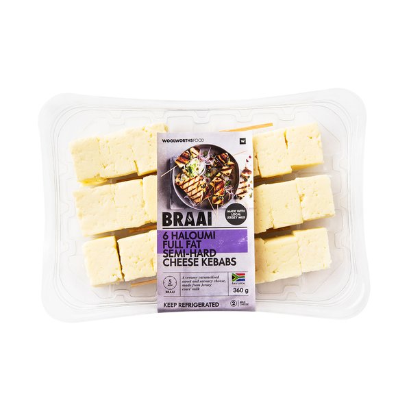 Haloumi Full Fat Semi-Hard Cheese Kebabs 360g Haloumi Full Fat Semi-Hard Cheese Kebabs 360g