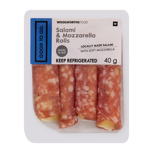Salami & Mozzarella Rolls 40g Salami & Mozzarella Rolls 40g