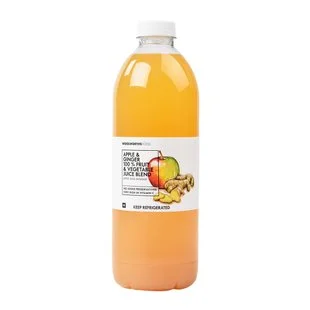 100 % Apple and Ginger Fruit and Vegetable Juice Blend 1.5 l 100 % Apple and Ginger Fruit and Vegetable Juice Blend 1.5 l