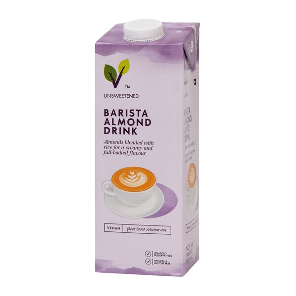 PlantLove Barista Unsweetened Almond and Rice Drink  1L