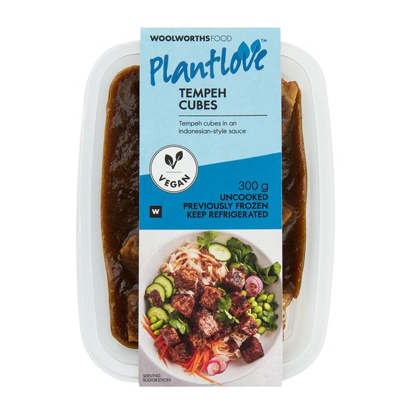 PlantLove Tempeh Cubes 300g PlantLove Tempeh Cubes 300g