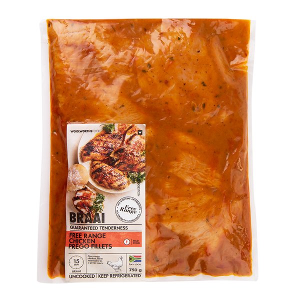 Free Range Chicken Prego Fillets 750g Free Range Chicken Prego Fillets 750g