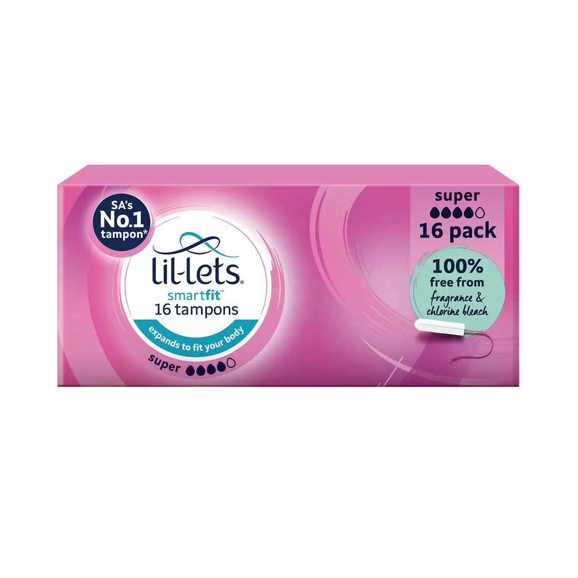Lil-lets Super Tampons 16 Pcs