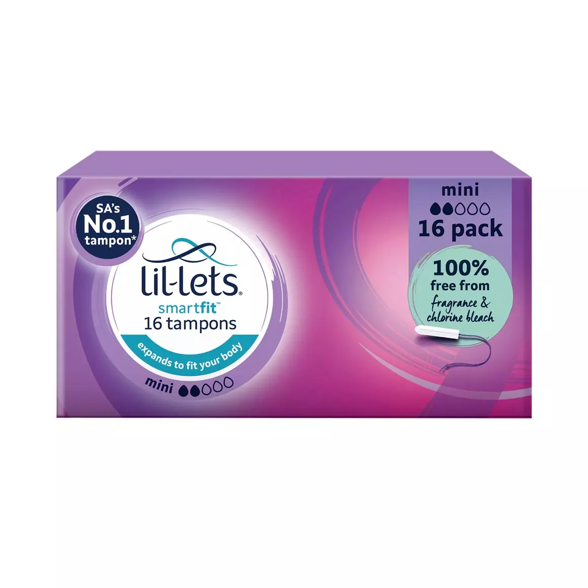 Lil-lets Smartfit Mini Tampons 16 Pcs