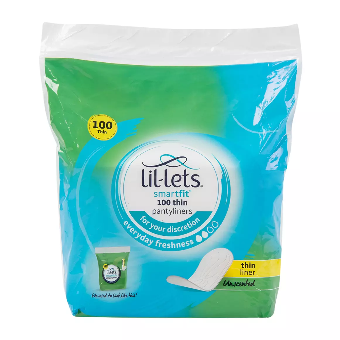 Lil-Lets SmartFit™ Everyday Freshness Thin Unscented Pantyliners 100pk Lil-Lets SmartFit™ Everyday Freshness Thin Unscented Pantyliners 100pk