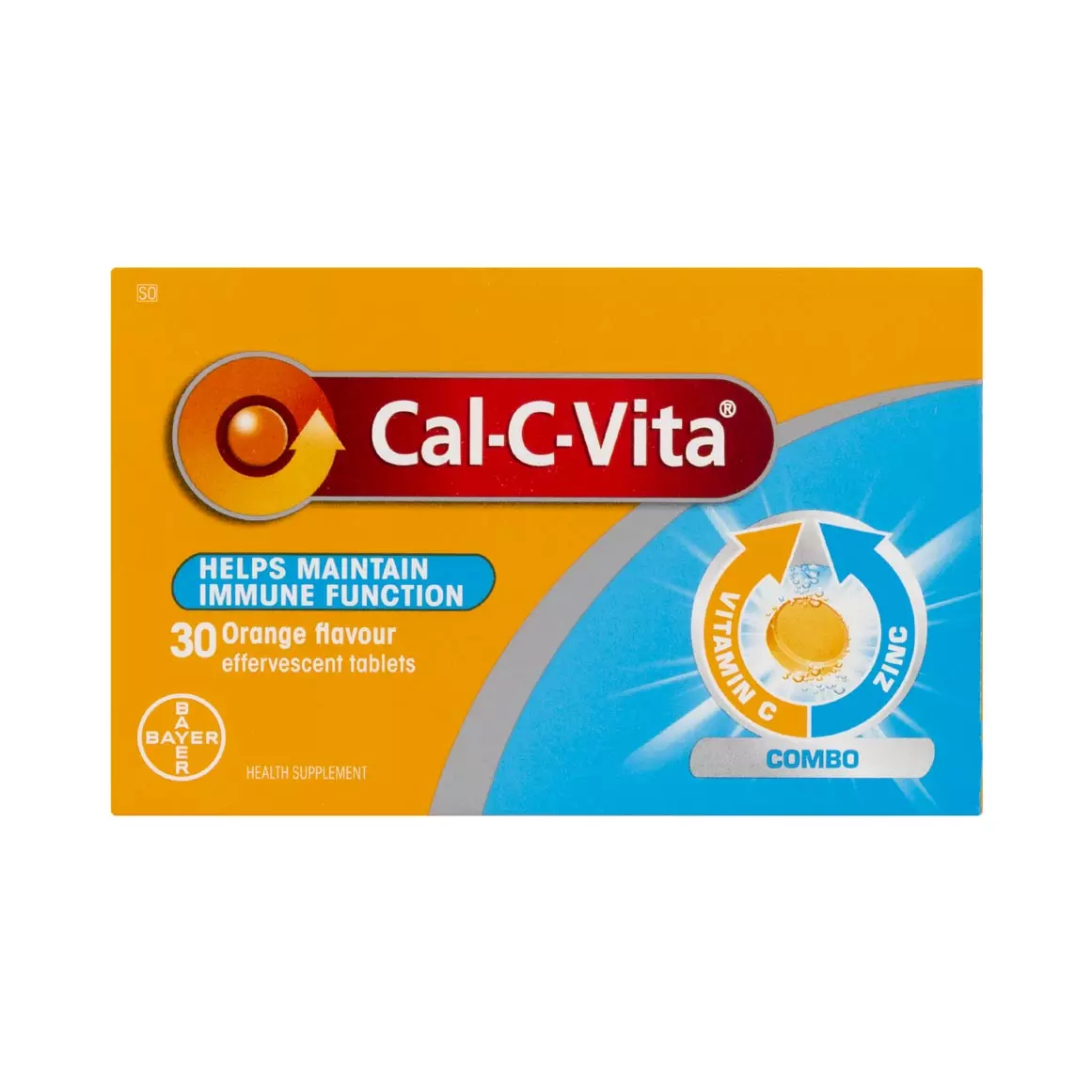 Cal-C-Vita Orange Flavoured Vitamin C and Zinc 30 Pcs Cal-C-Vita Orange Flavoured Vitamin C and Zinc 30 Pcs