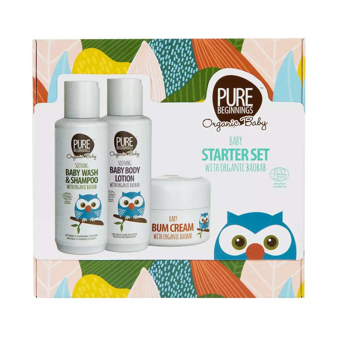 Pure Beginnings Organic Baby Gift Set 3pk Pure Beginnings Organic Baby Gift Set 3pk