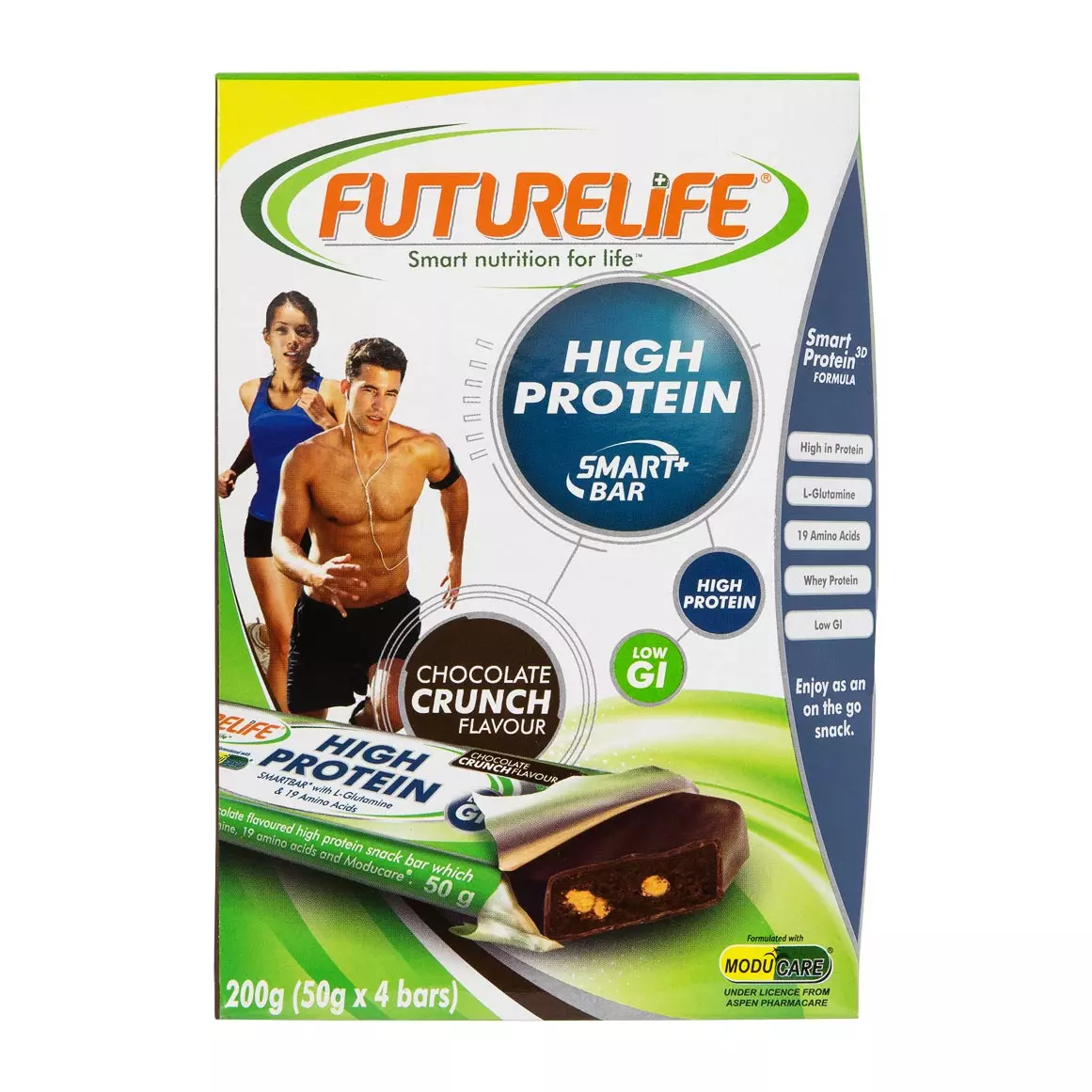 Futurelife Low GI High Protein Crunch Bars 4x50g Futurelife Low GI High Protein Crunch Bars 4x50g