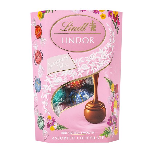 Lindt Lindor Summer Mix Chocolate Truffles 200g Lindt Lindor Summer Mix Chocolate Truffles 200g