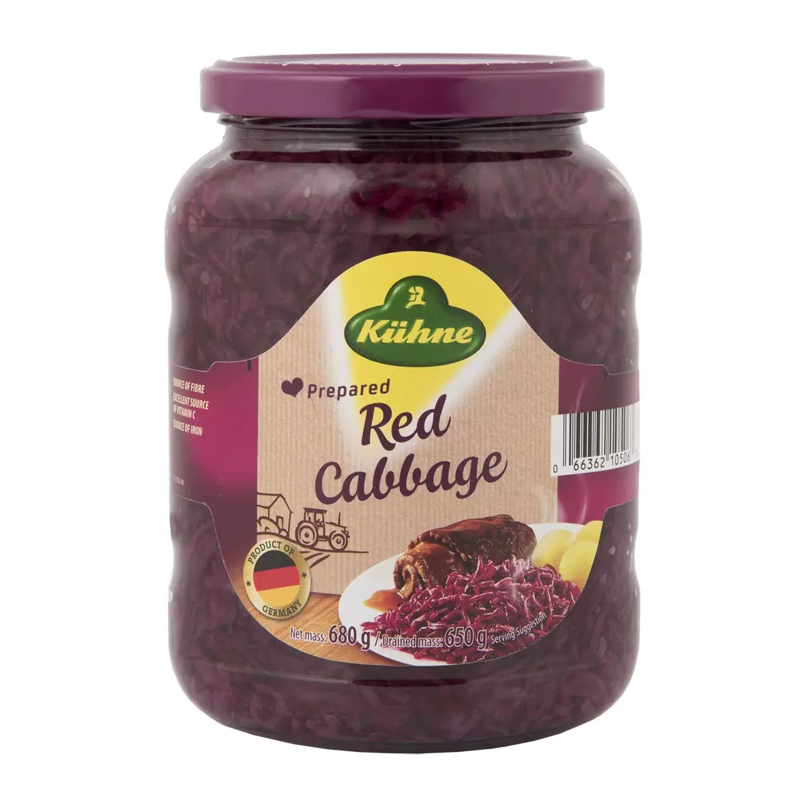 Kühne Prepared Red Cabbage 680g