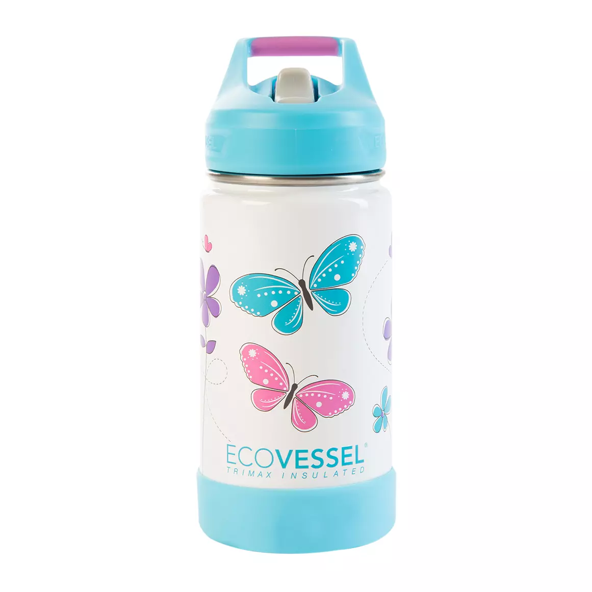Eco Vessel Butterflies The Frost Insulated Bottle 350ml Eco Vessel Butterflies The Frost Insulated Bottle 350ml