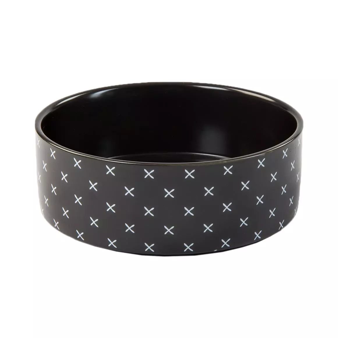 BeOneBreed Large Black Ceramic Pet Food Bowl 1.2L BeOneBreed Large Black Ceramic Pet Food Bowl 1.2L