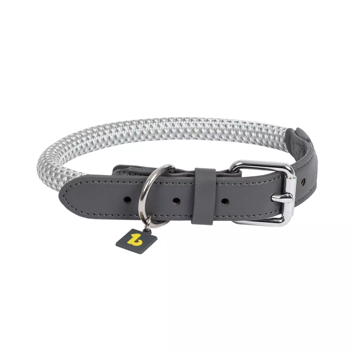 BeOneBreed Grey Medium Rope Collar BeOneBreed Grey Medium Rope Collar