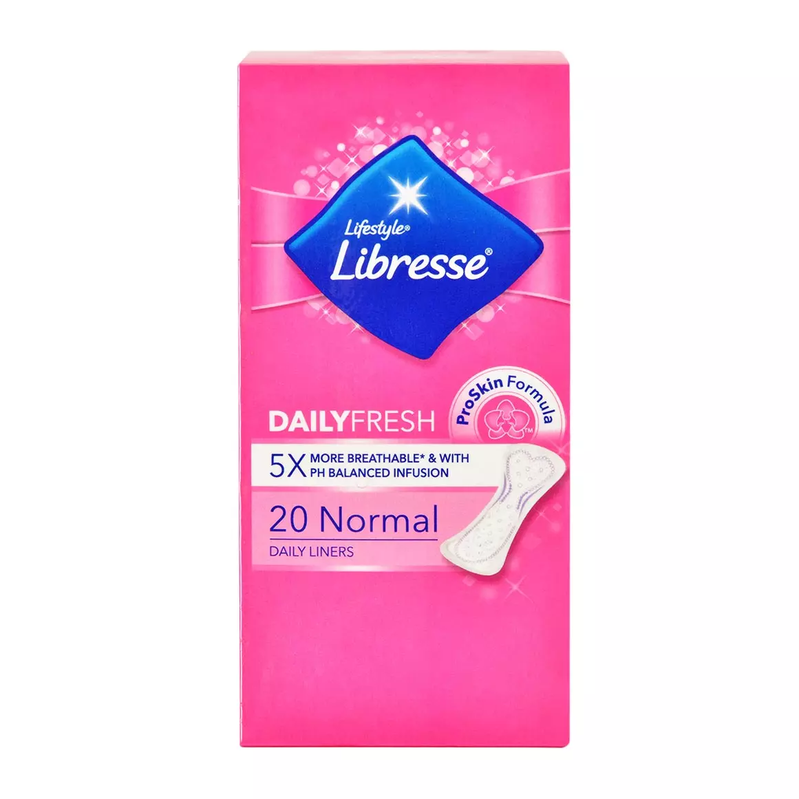 Lifestyle Libresse Daily Fresh Pantyliners 20pk Lifestyle Libresse Daily Fresh Pantyliners 20pk