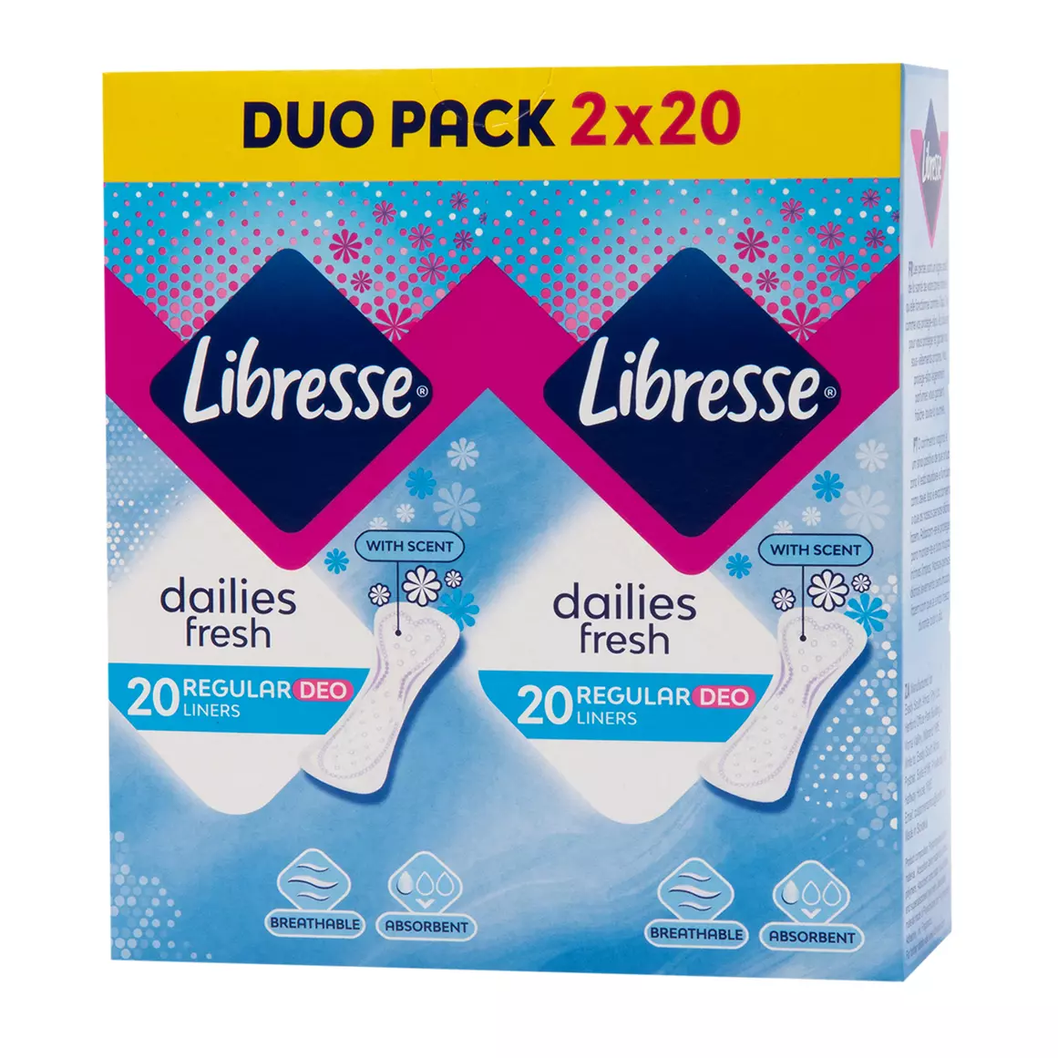 Libresse Dailies Fresh Scented Panty Liners 40pk Libresse Dailies Fresh Scented Panty Liners 40pk