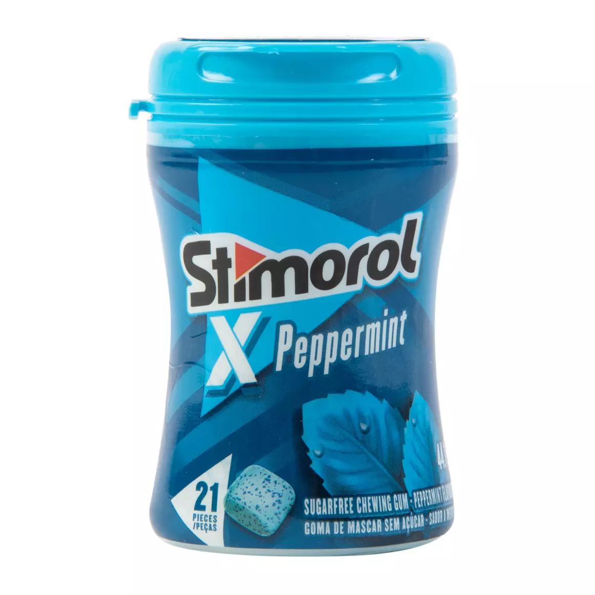 StimorolxPeppermint Sugarfree Chewing Gum in Tub 21 pcs StimorolxPeppermint Sugarfree Chewing Gum in Tub 21 pcs