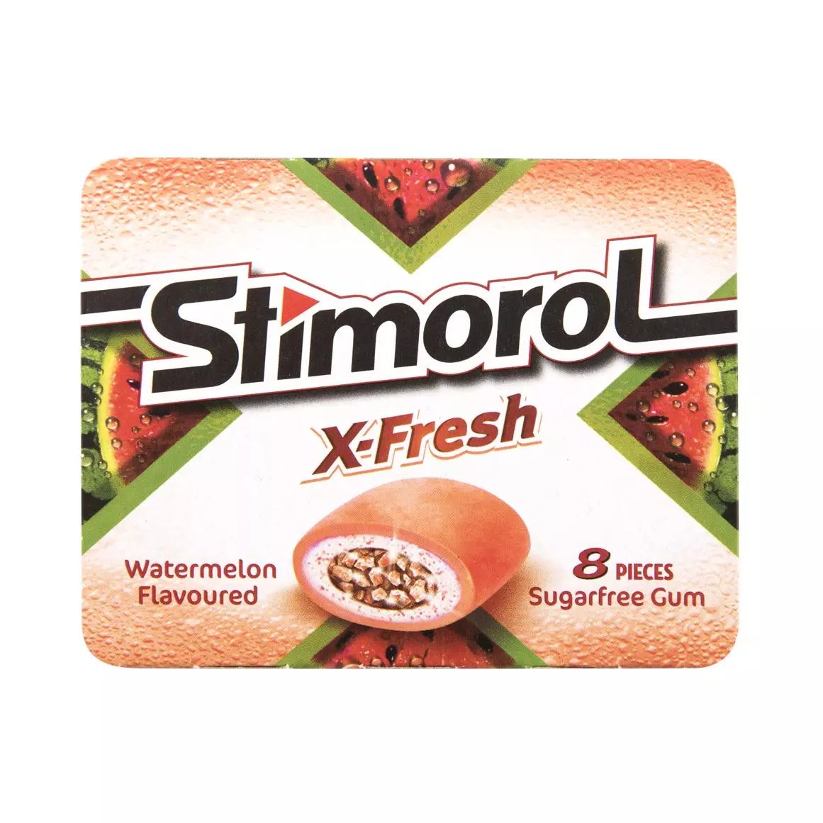 Stimorol X-Fresh Watermelon Sugar Free Chewing Gum 8 Pcs Stimorol X-Fresh Watermelon Sugar Free Chewing Gum 8 Pcs