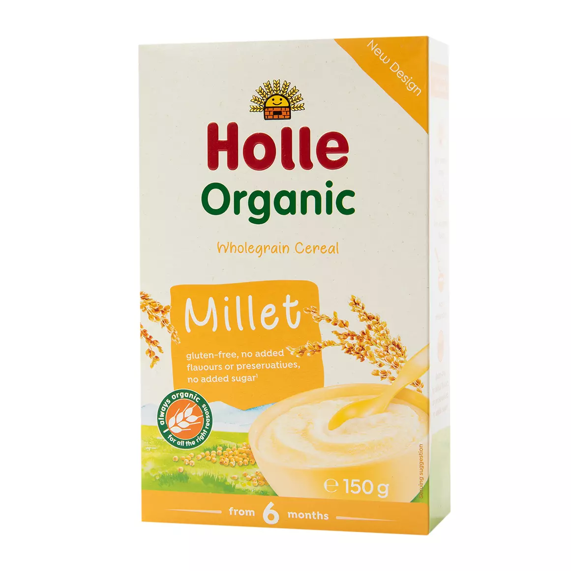 Holle Organic Wholegrain Millet Porridge From 6 months 150g Holle Organic Wholegrain Millet Porridge From 6 months 150g