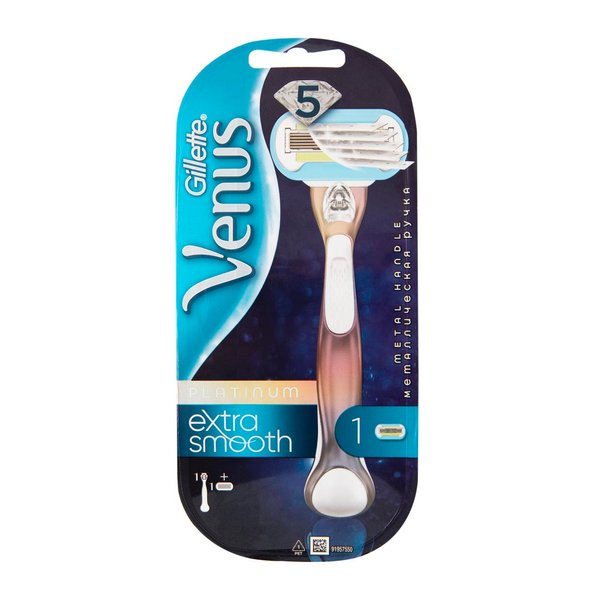 Gillette Venus Platinum Extra Smooth Razor & Cartridge Gillette Venus Platinum Extra Smooth Razor & Cartridge