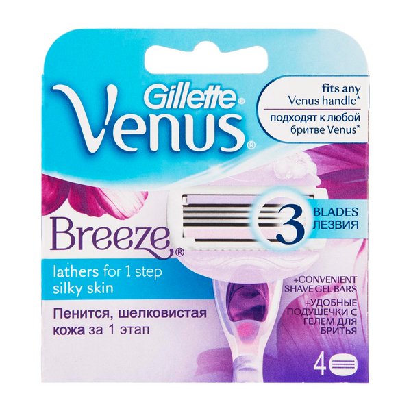 Gillette Venus Breeze Razor Blades 4pk Gillette Venus Breeze Razor Blades 4pk