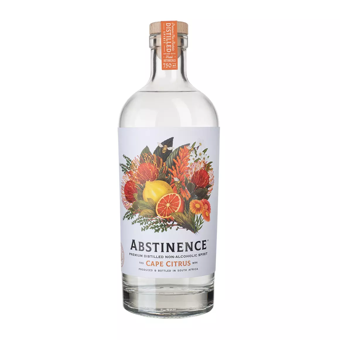 Abstinence Cape Citrus Non-Alcoholic Spirit 750ml Abstinence Cape Citrus Non-Alcoholic Spirit 750ml