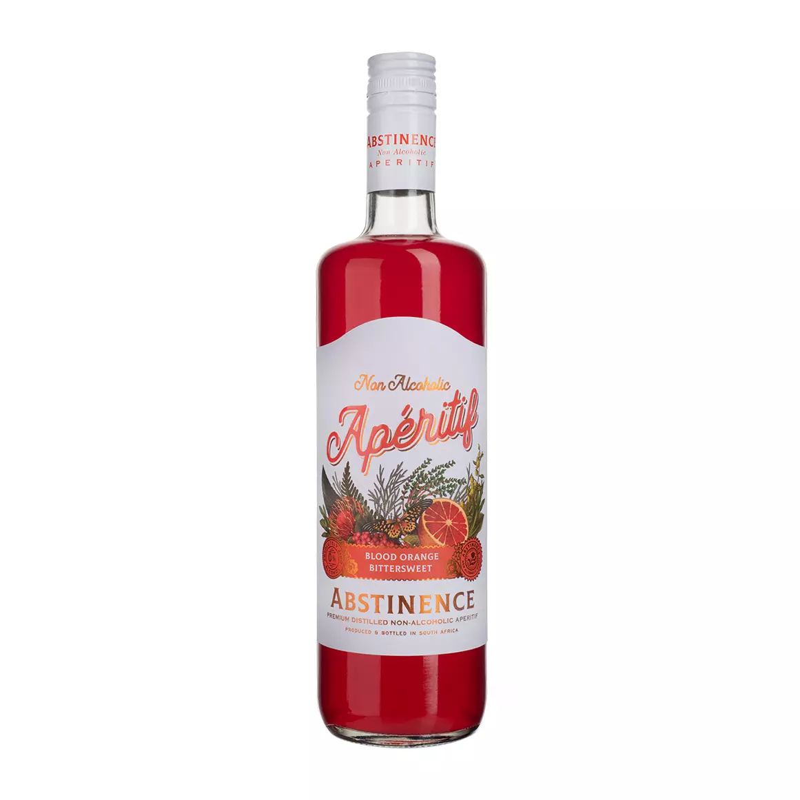 Abstinence Blood Orange Bittersweet Non-Alcoholic Apéritif 750ml Abstinence Blood Orange Bittersweet Non-Alcoholic Apéritif 750ml