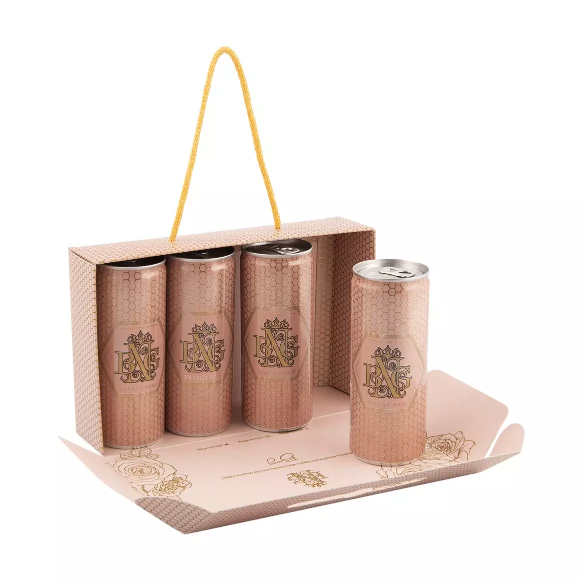 House of BNG Nectar Rosé Sparkling Wine 4pk House of BNG Nectar Rosé Sparkling Wine 4pk