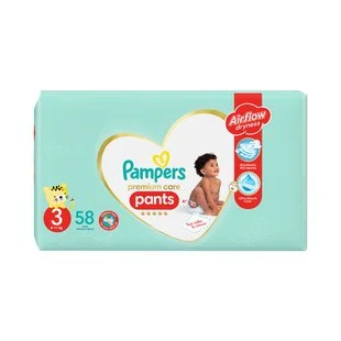 Pampers Premium Care Pants No.3 (6 - 11kg) 56pk Pampers Premium Care Pants No.3 (6 - 11kg) 56pk