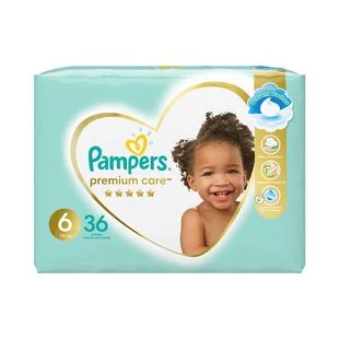 Pampers Premium Care No. 6 (13+ kg) Nappies 36pk Pampers Premium Care No. 6 (13+ kg) Nappies 36pk
