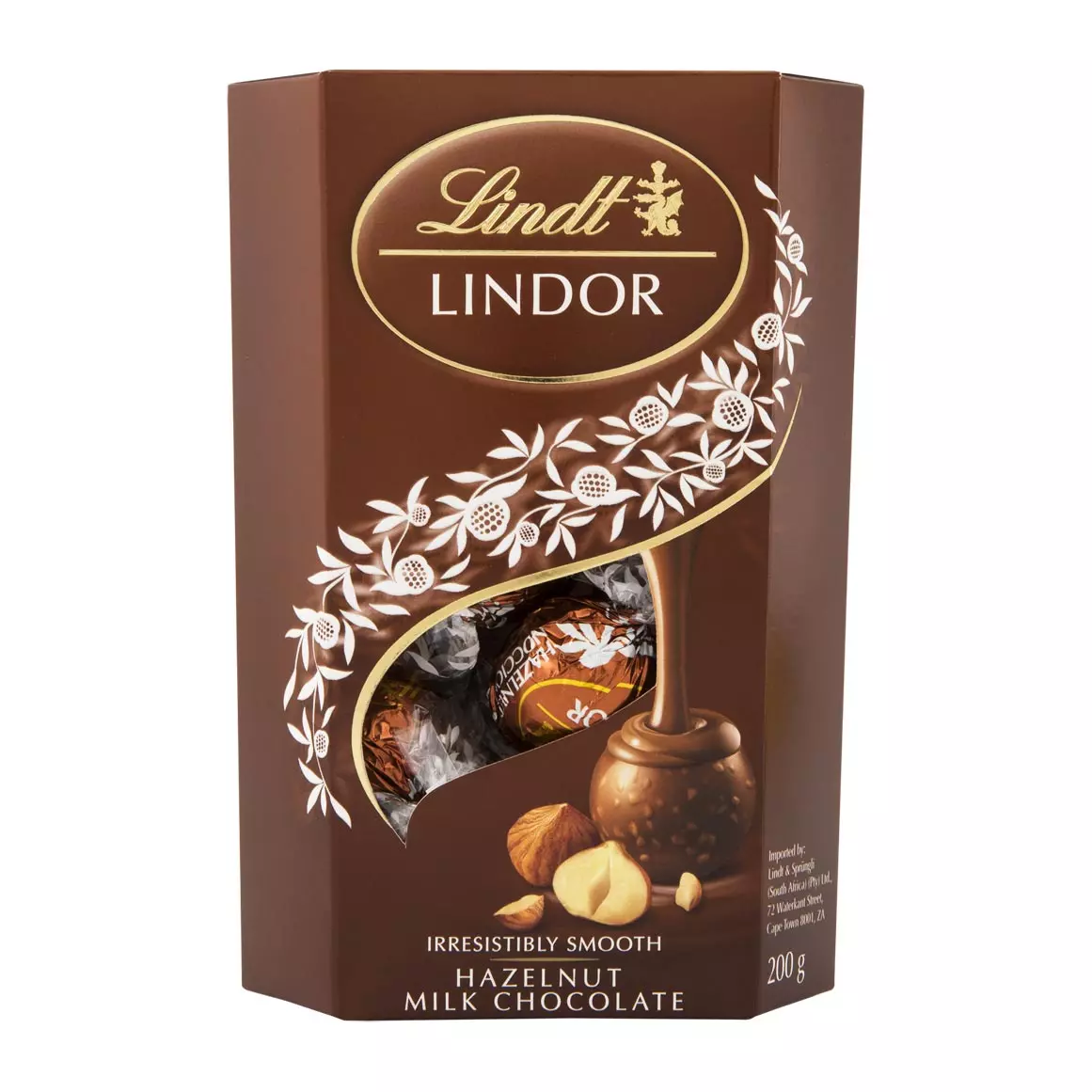 Lindt Lindor Hazelnut Milk Chocolate 200g Lindt Lindor Hazelnut Milk Chocolate 200g