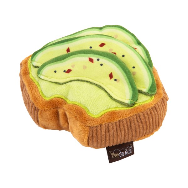 P.L.A.Y. Avo-doggo Toast Plush Dog Toy P.L.A.Y. Avo-doggo Toast Plush Dog Toy