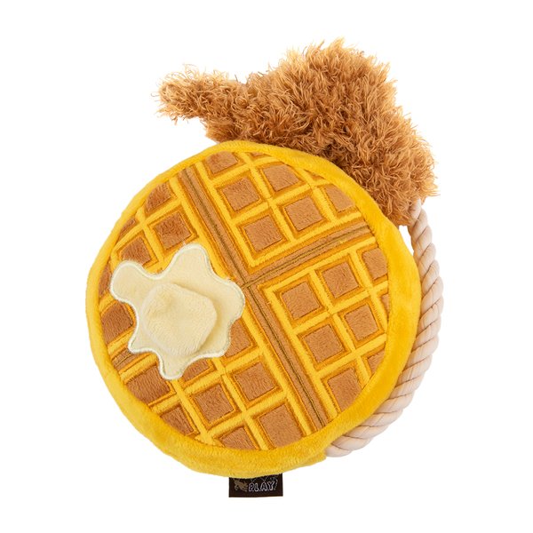 P.L.A.Y. Chicken and Woofles Plush Dog Toy