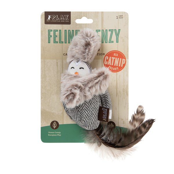 P.L.A.Y. Feline Frenzy Blissful Birdie Catnip Cat Toy Collection 1 pc