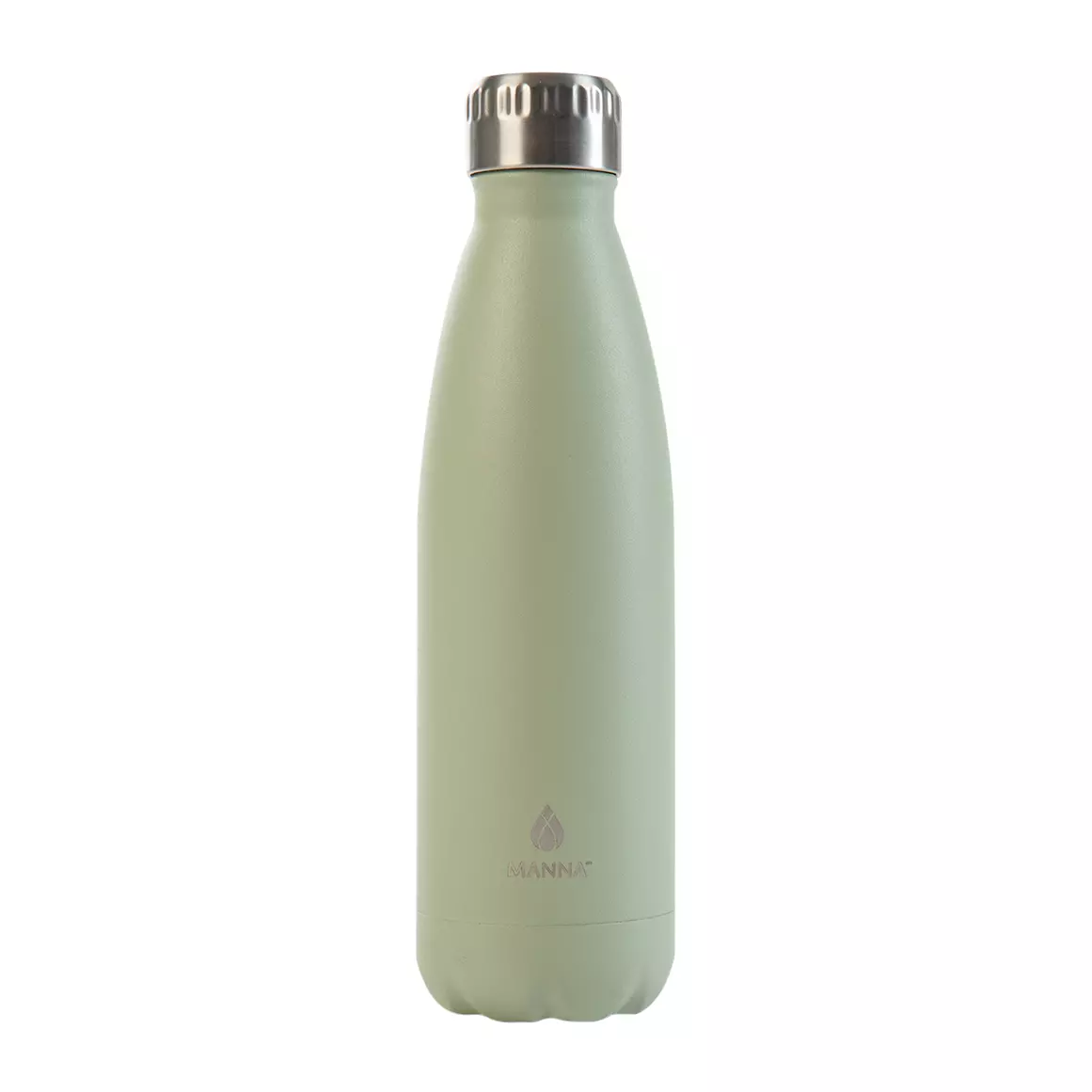 Manna Sage Solid Colour Design Vogue Insulated Bottle 500ml