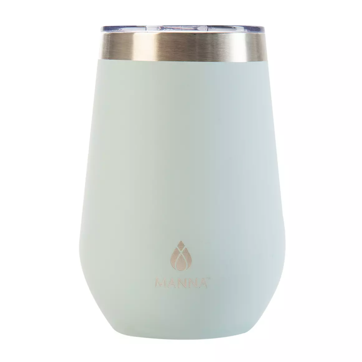 Manna Light Blue Insulated Stemless Wine Cup 355ml Manna Light Blue Insulated Stemless Wine Cup 355ml