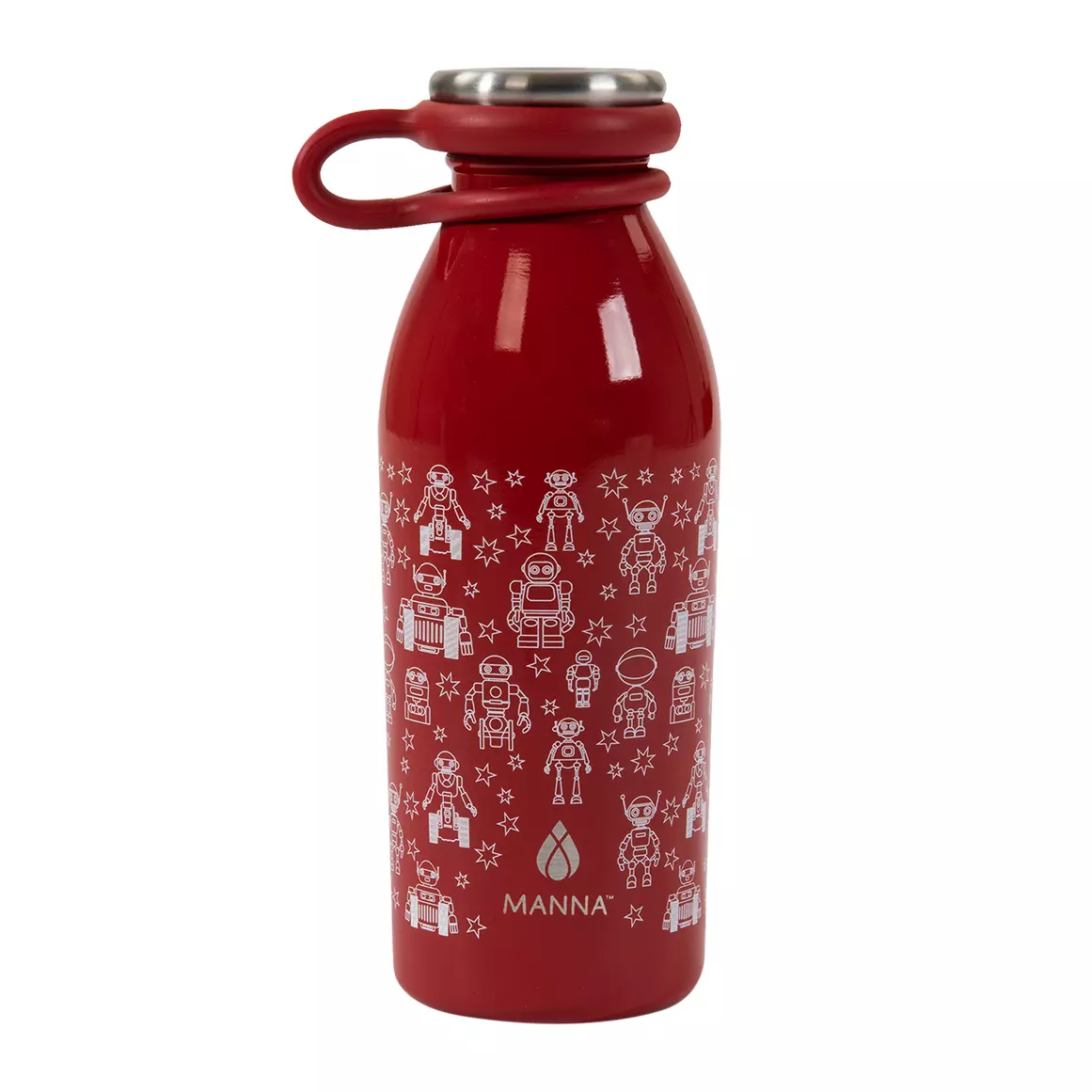 Manna Kids Robots Modern Tether Bottle 354ml