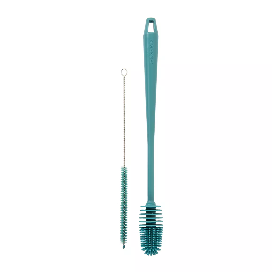 Manna Teal Bottle and Straw Brush Cleaner Set 2 Pcs Manna Teal Bottle and Straw Brush Cleaner Set 2 Pcs