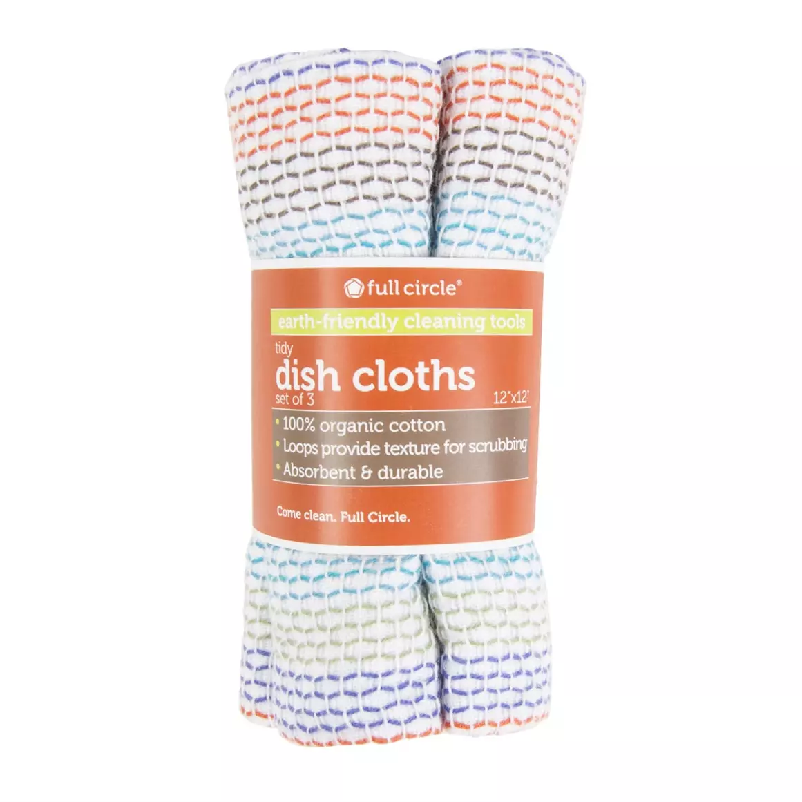 Full Circle Tidy Dish Cloths 3pk Full Circle Tidy Dish Cloths 3pk