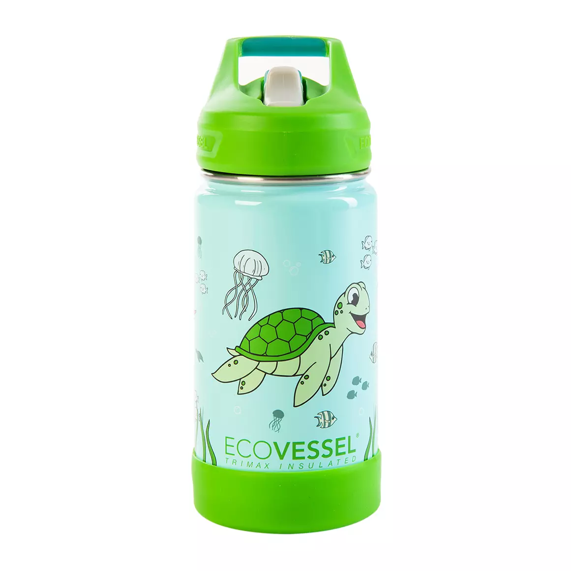 Eco Vessel Turtle The Frost Insulated Bottle 350ml