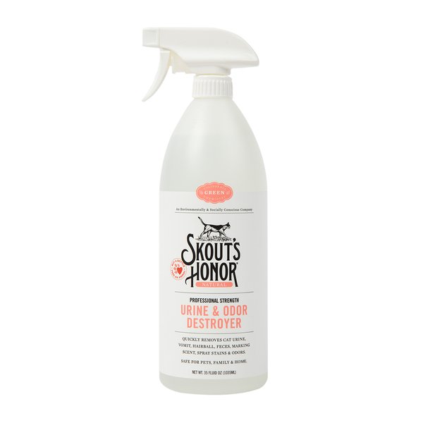Skout's Honor Cat Urine and Odor Destroyer 1,  035L