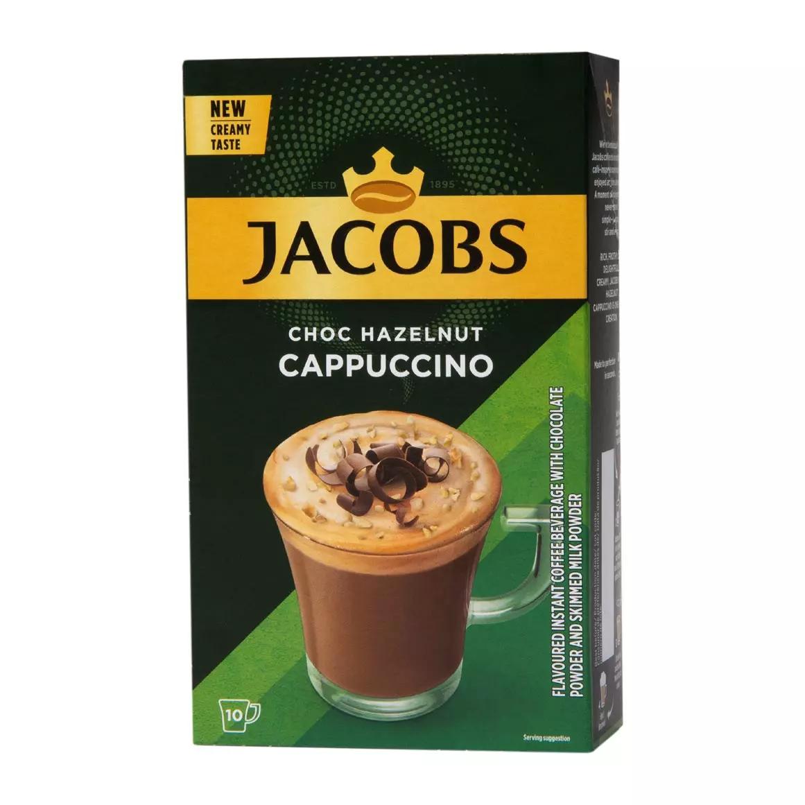 Jacobs Choc Hazelnut Cappuccino 10x16.5g
