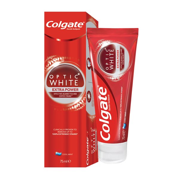 Colgate Optic White Extra Power Flouride Toothpaste 75ml Colgate Optic White Extra Power Flouride Toothpaste 75ml
