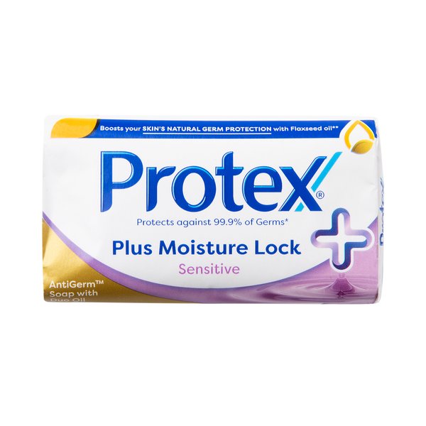 Protex Plus Moisture Lock Sensitive AntiGerm Soap 150g Protex Plus Moisture Lock Sensitive AntiGerm Soap 150g