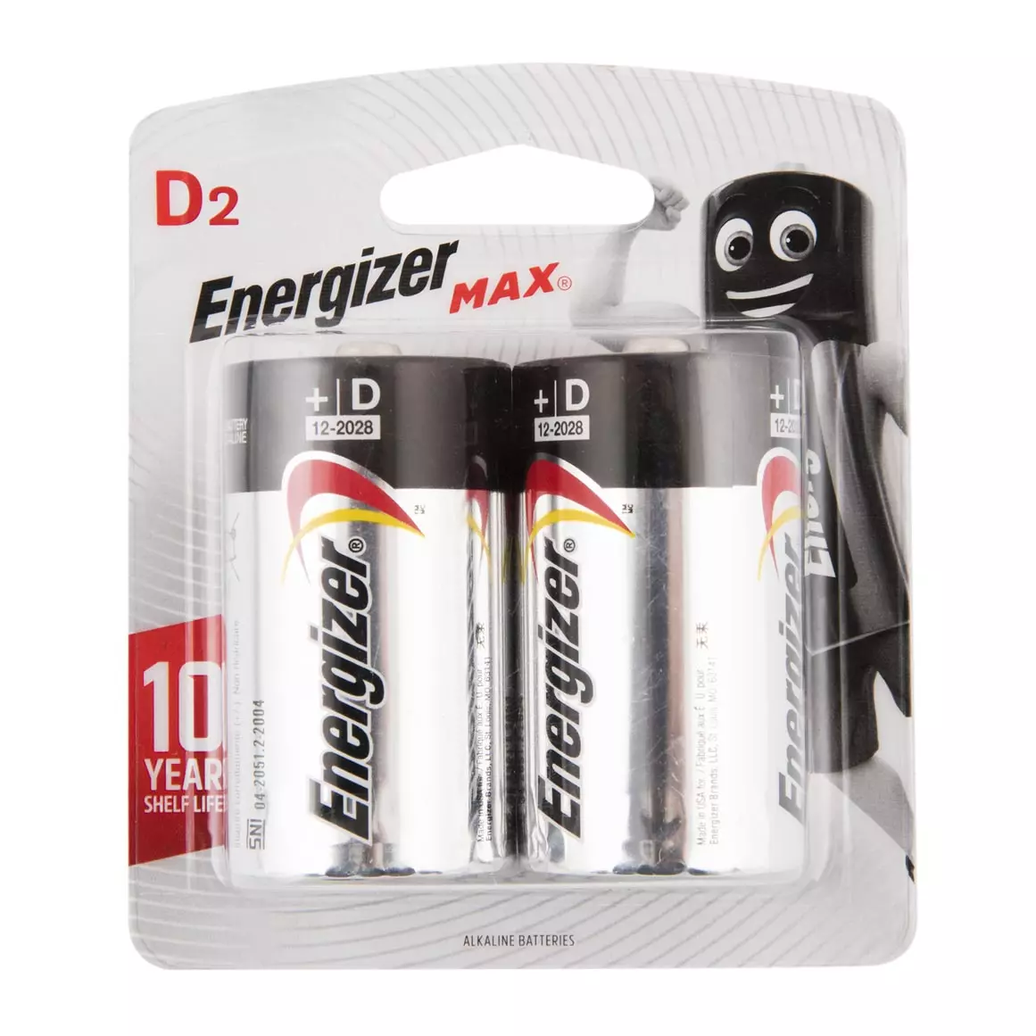 Energizer Max D Battery 2pk Energizer Max D Battery 2pk